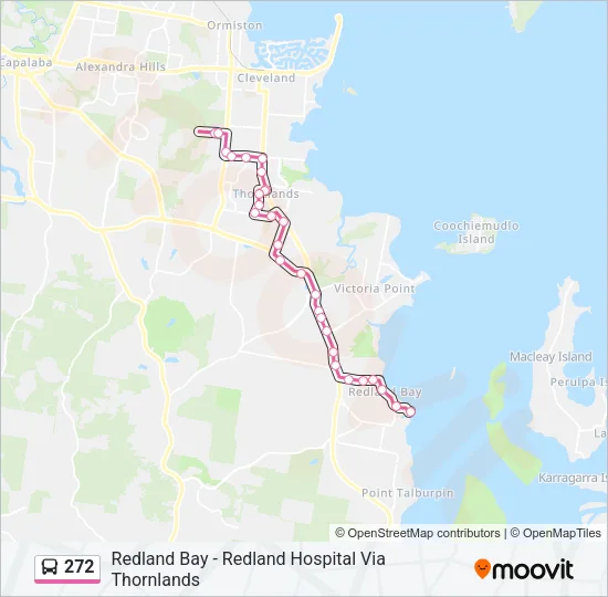 272 Bus Line Map