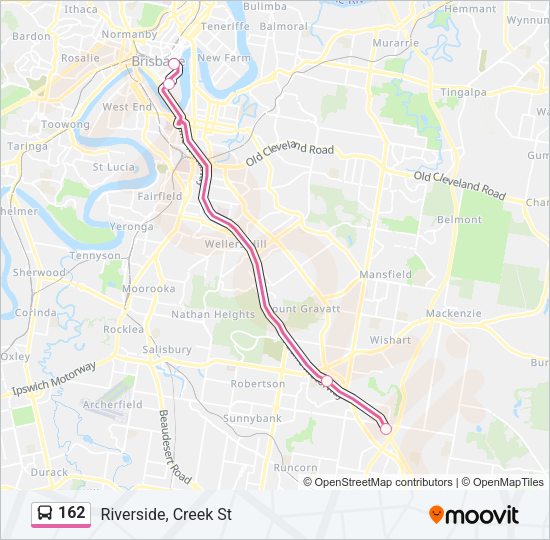 162 Bus Line Map