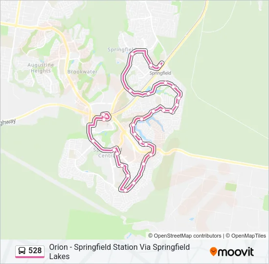 528 Bus Line Map