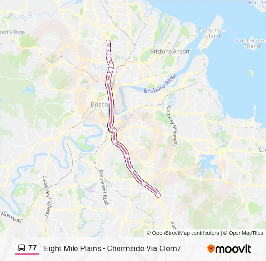 77 Route: Schedules, Stops & Maps - Eight Mile Plains Station (Updated)
