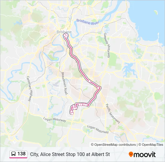 138 Bus Line Map