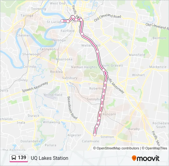 139 Bus Line Map