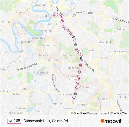 Translink Route 390 Map.pdf 139 Route: Schedules, Stops & Maps - Sunnybank Hills, Calam Rd (Updated)