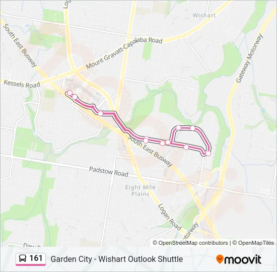 161 Bus Line Map