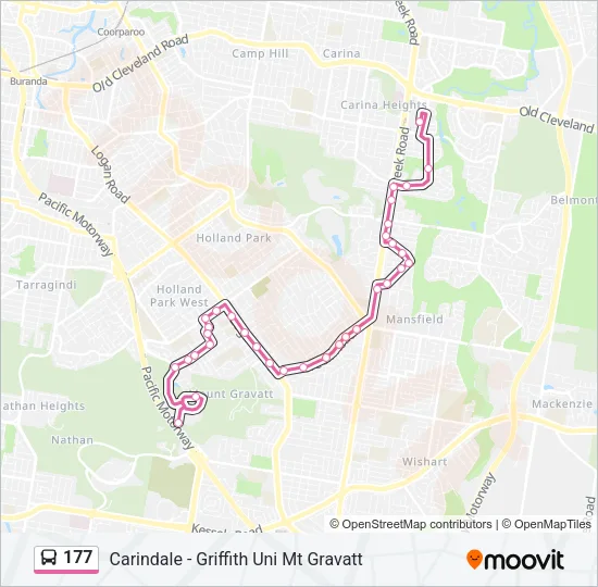 177 Bus Line Map