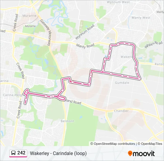 242 Bus Line Map
