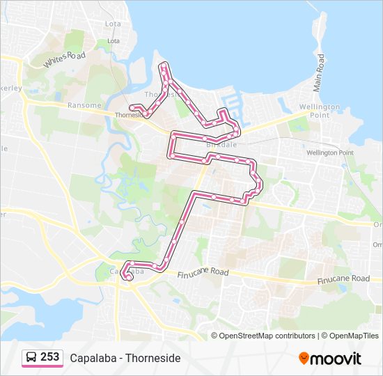 253 Route: Schedules, Stops & Maps - Thorneside (Updated)