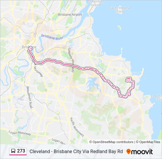 273 Bus Line Map