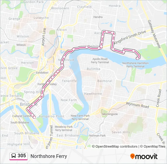 305 Route: Schedules, Stops & Maps - Northshore Ferry (Updated)