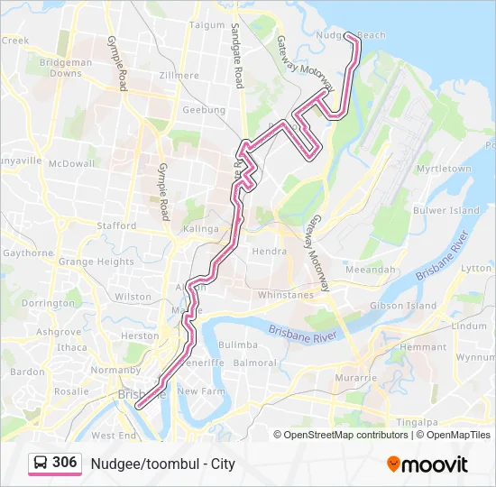 306 Bus Line Map