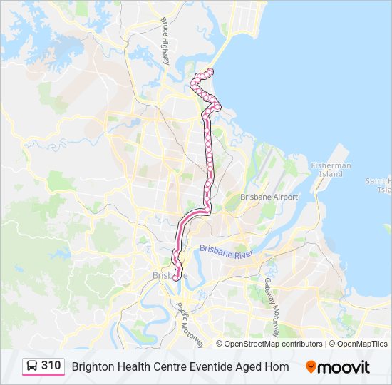 310 Bus Line Map