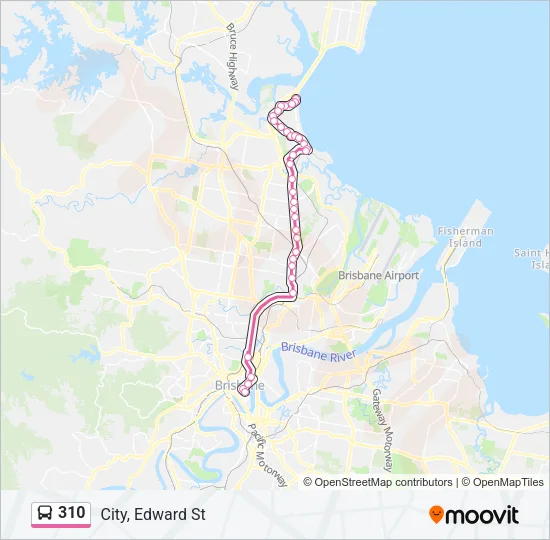 310 Bus Line Map