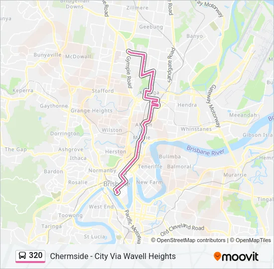 320 Bus Line Map