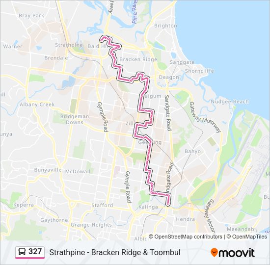 327 Bus Line Map