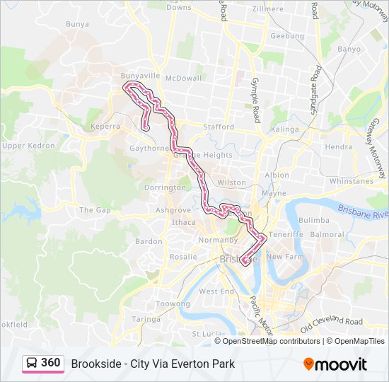 360 Bus Line Map