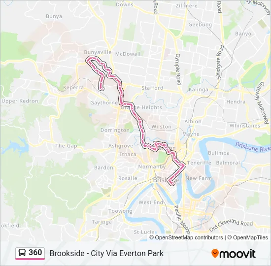 360 Bus Line Map