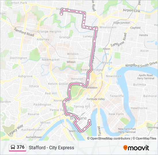376 Bus Line Map