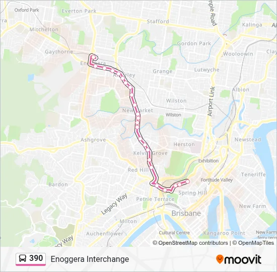 Translink Route 390 Map.pdf 390 Route: Schedules, Stops & Maps - Enoggera Interchange (Updated)