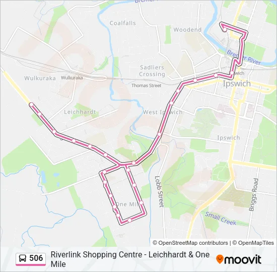 506 Bus Line Map