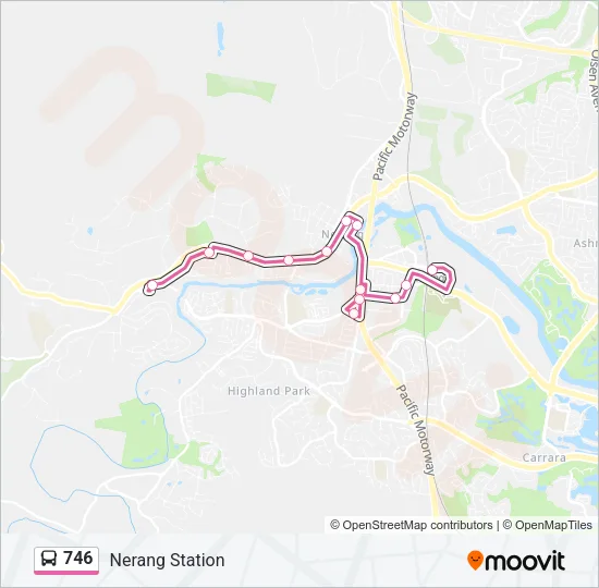 746 Bus Line Map