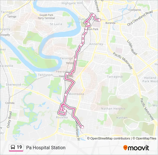 19 Route: Schedules, Stops & Maps - Pa Hospital Station (Updated)