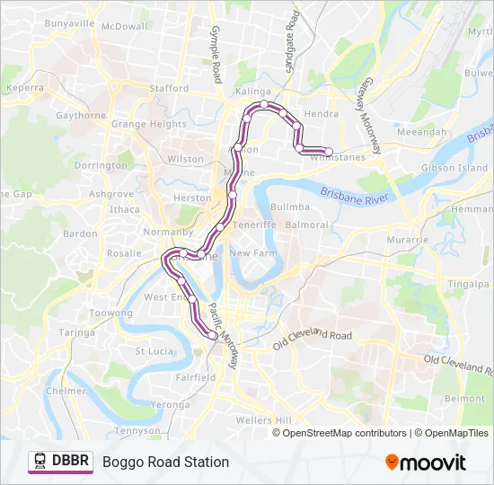 DBBR Train Line Map