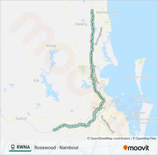 RWNA Train Line Map