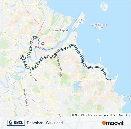 DBCL Train Line Map