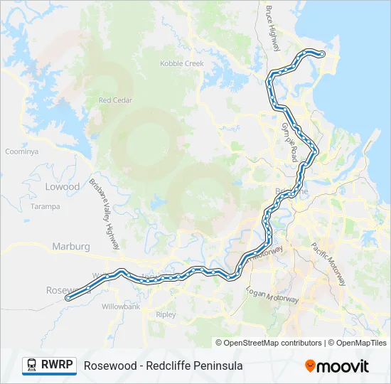 RWRP Train Line Map