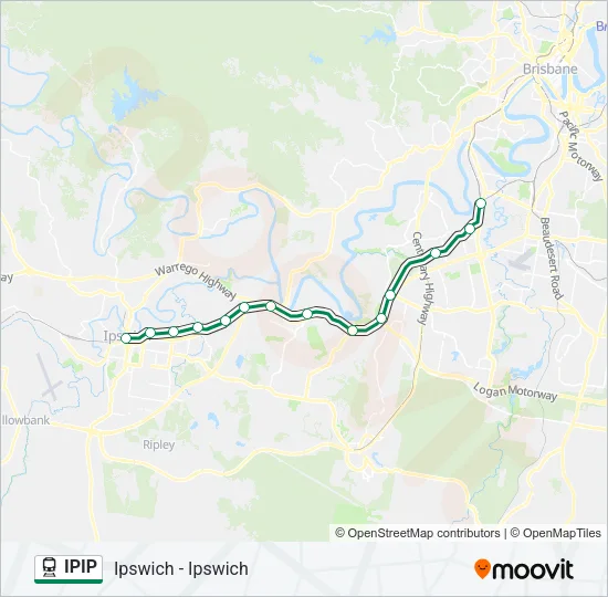 IPIP Train Line Map
