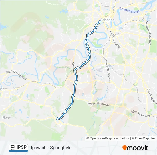 IPSP Train Line Map