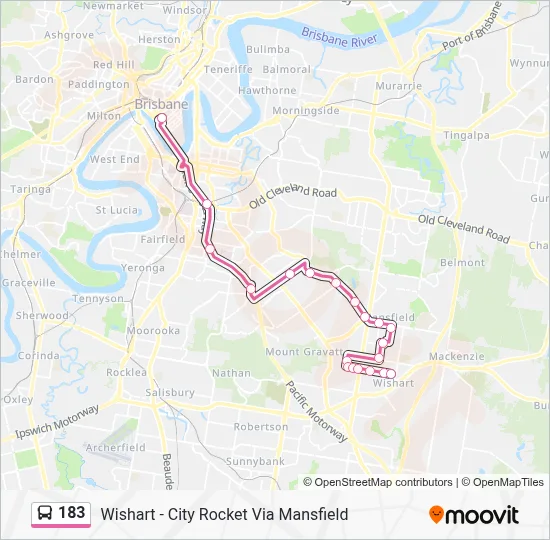 183 Route: Schedules, Stops & Maps - Queen Street Station (Updated)