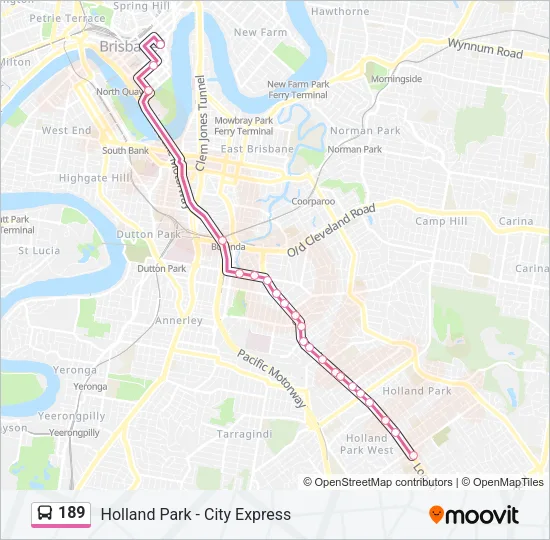 189 Bus Line Map