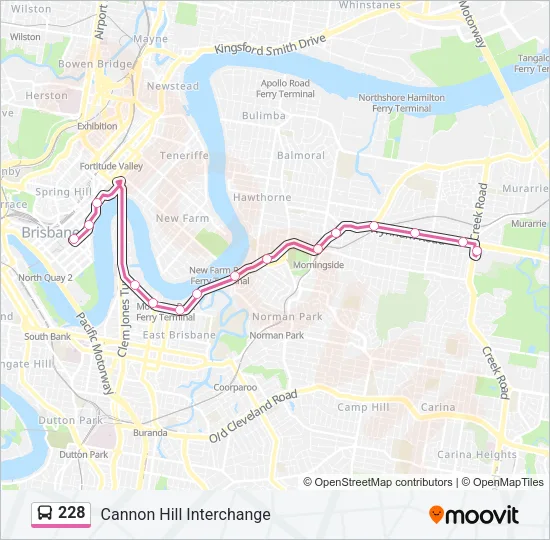 228 Bus Line Map