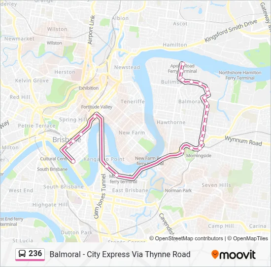 236 Route: Schedules, Stops & Maps - City, William St (Updated)
