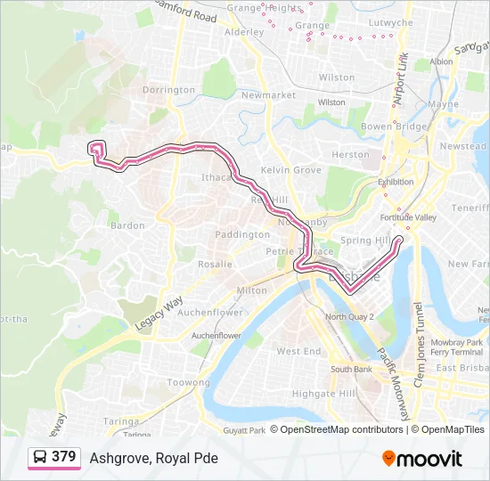 379 Bus Line Map