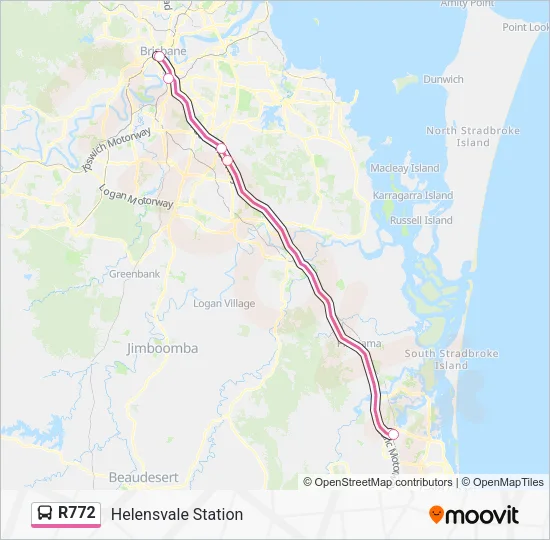 R772 Bus Line Map