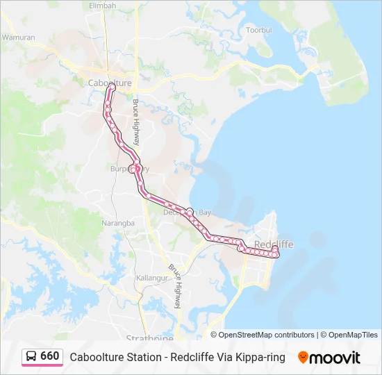 660 Route: Schedules, Stops & Maps - Caboolture (Updated)