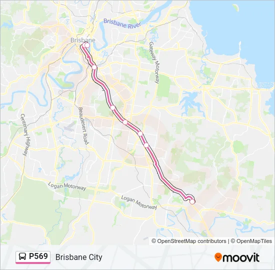P569 Bus Line Map