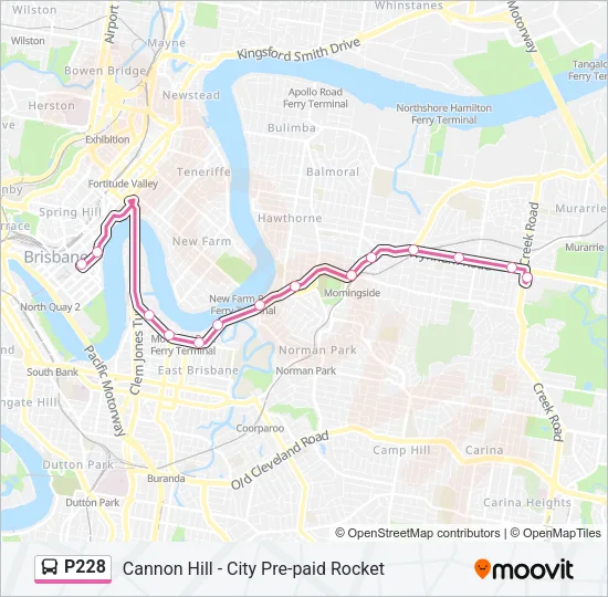 P228 Bus Line Map