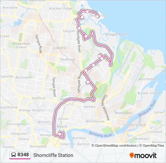 R348 Bus Line Map