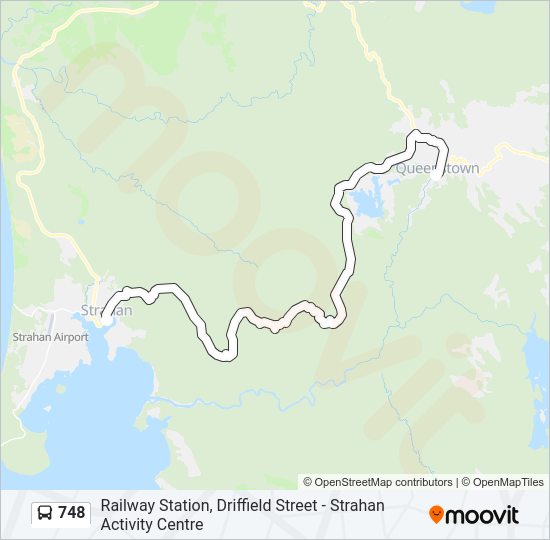 748 Bus Line Map