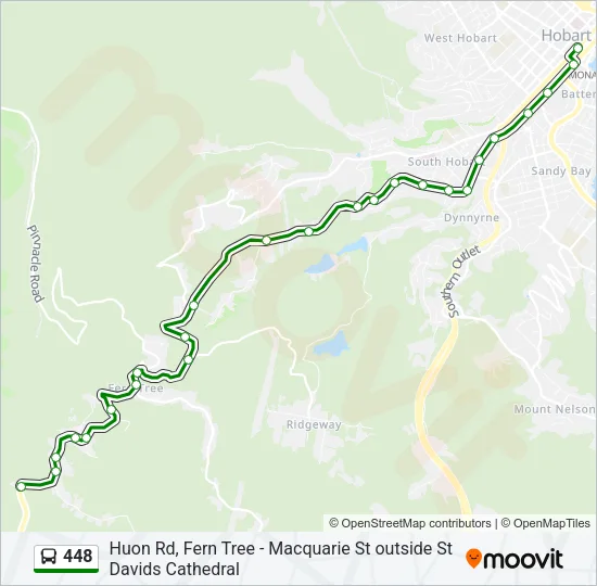 448 Bus Line Map