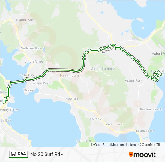 X64 Bus Line Map