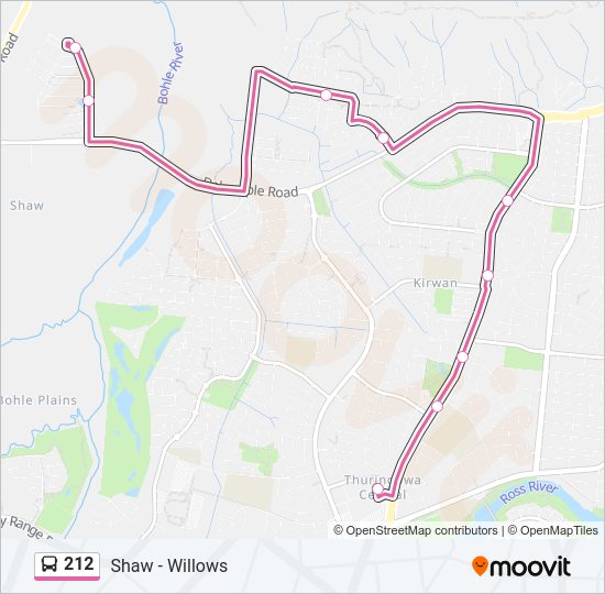 212 Bus Line Map