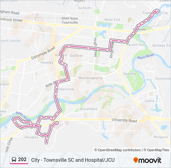 202 Bus Line Map