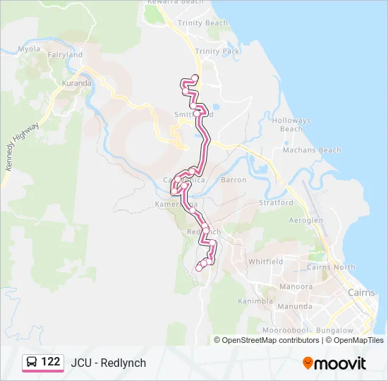 122 Bus Line Map