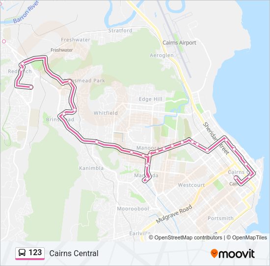 123 Bus Line Map