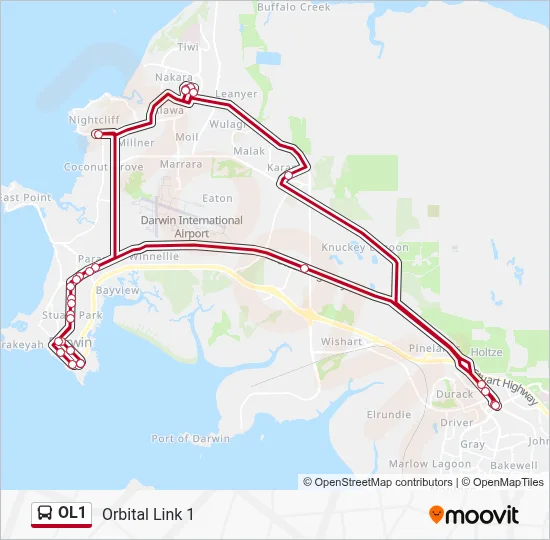 Ol1 Postcode Map OL1 Route: Schedules, Stops & Maps - Orbital Link 1 (Updated)