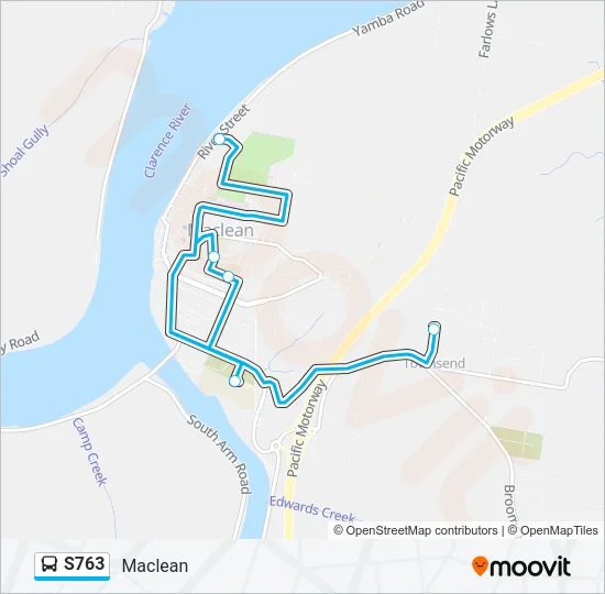 S763 Bus Line Map